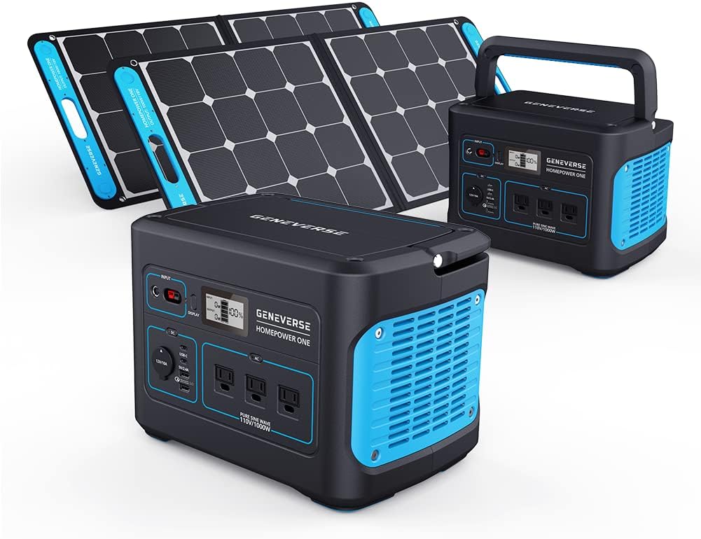 Solar generator with panels